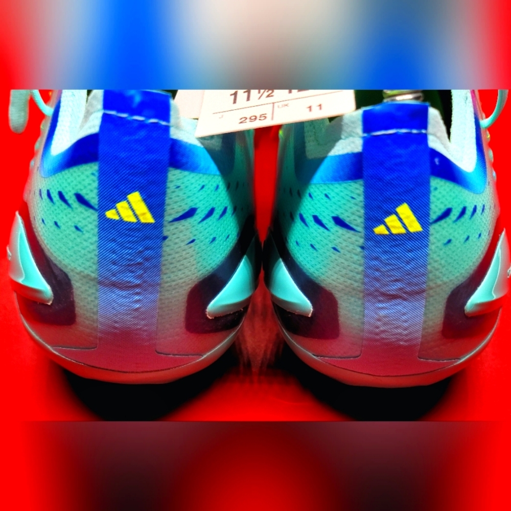 Adidas X Speedportal.1 SG AL "Rihla Pack" Aqua Soccer Cleats Sz 11.5 Men GW8442 - Picture 5 of 7